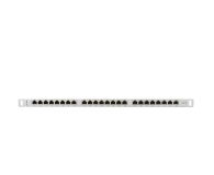LANBERG Patch Panel 24 Port 0.5U Kat.6 szary ekranowany PPS6-0024-S - 457368 - zdjęcie 3